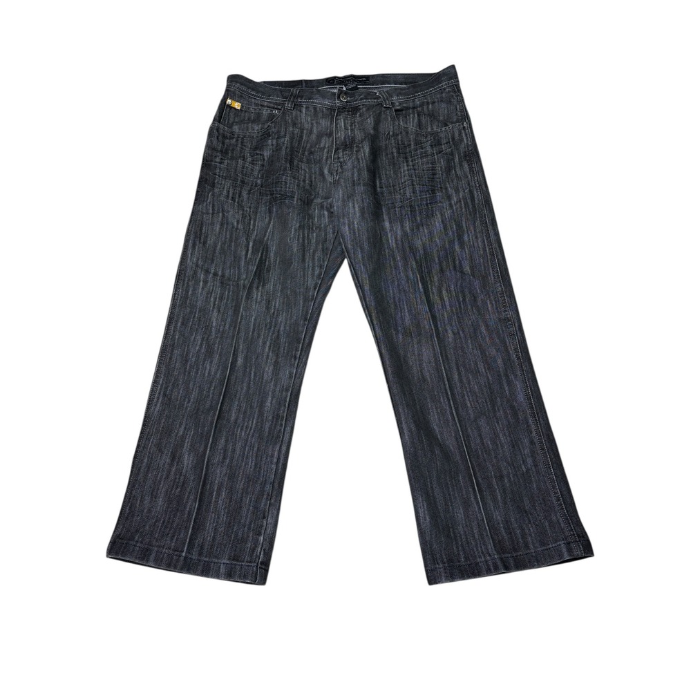 Southpole Men's Jeans 38x26 Black‎ Washed Denim Straight Leg Pants Casual